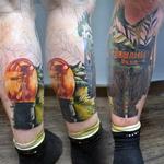 Tattoos - Jurassic Park Leg Sleeve Tatoo - 139635