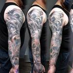 Tattoos - Skull Totem Sleeve - 142116