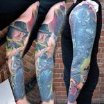 Tattoos - Spawn Sleeve Tattoo - 133221