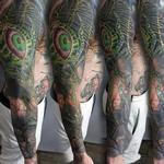 Tattoos - Jorogumo Yokai Coverup Sleeve - 143655