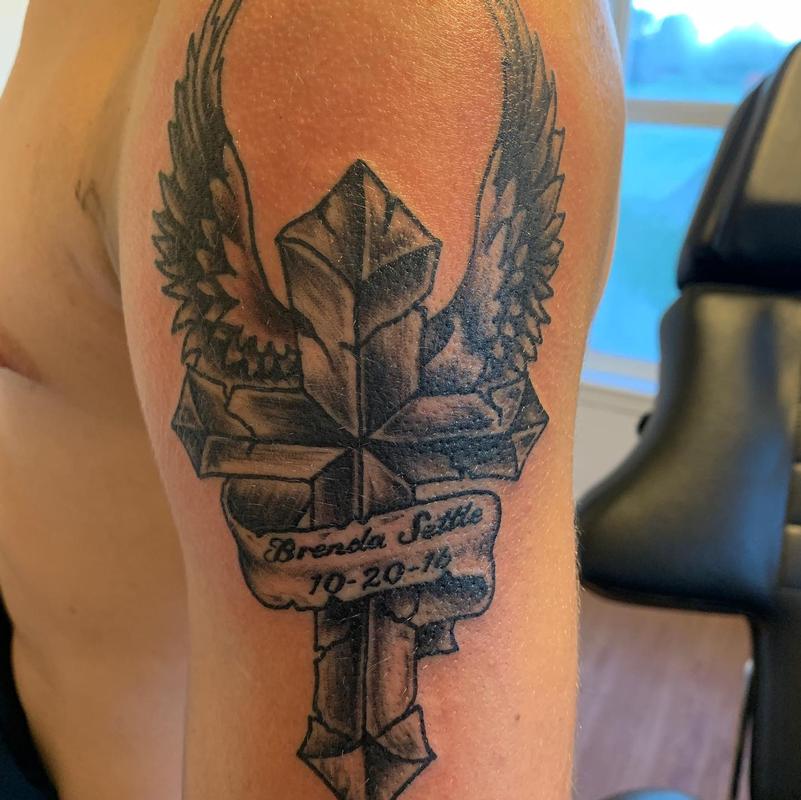 Memorial Cross Tattoos