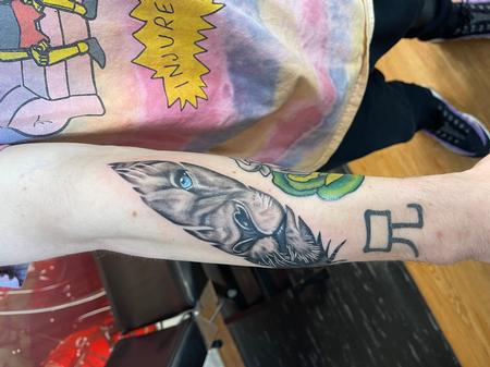 AnnaHangTattoo - LION & LIONESS (couple tattoos) | Facebook