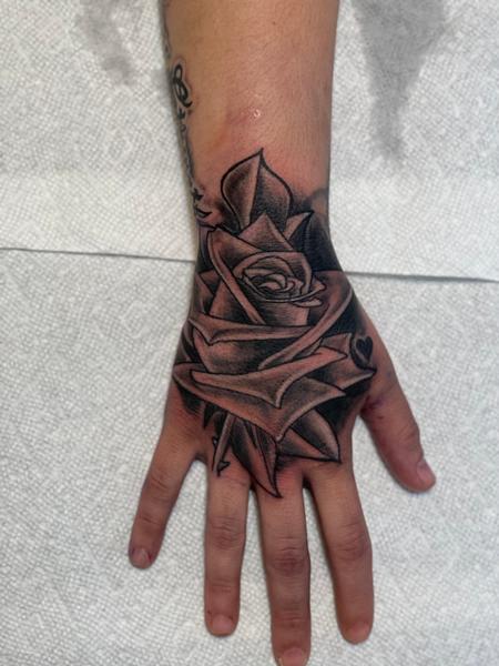 tattoos/ - Hand rose - 143451