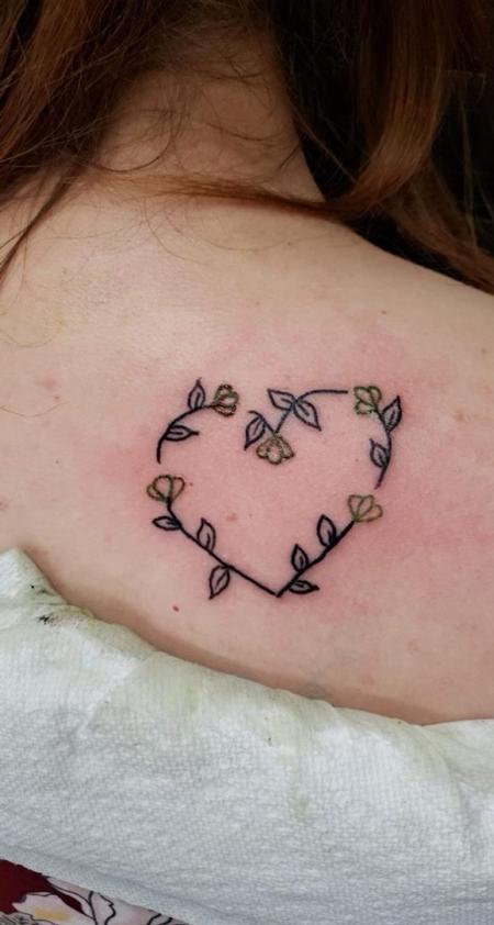 tattoos/ - Flower hear - 145039