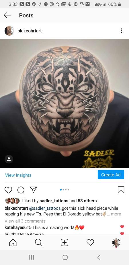 A Tiger Tattoo That You Wont Believe  Dont by Mr Trung Tadashi  short  YouTube