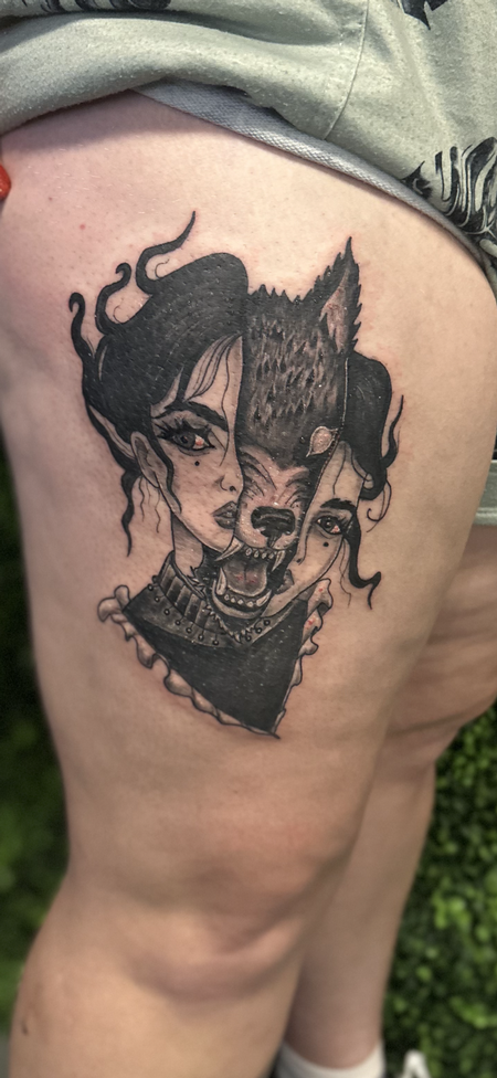 tattoos/ - Wolf girl - 145528