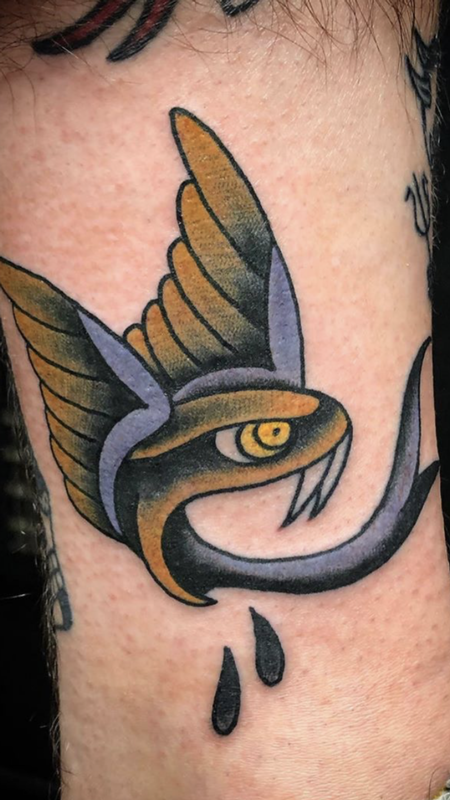 tattoos/ - flying snake - 141669