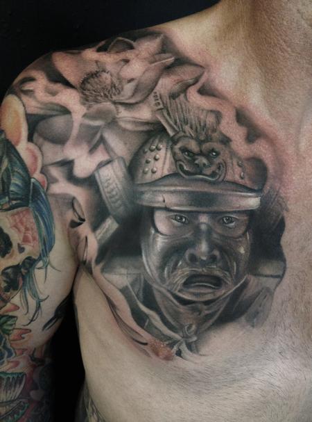 Man spends £800 on huge Samurai tattoo before spotting devastating mistake  - Mirror Online
