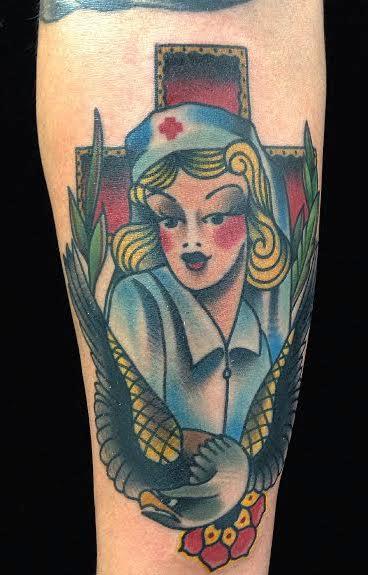 Old School Nurse | Old School Nurse. Planet Ink. Ottawa, Can… | Cazador de  Tatuajes | Flickr