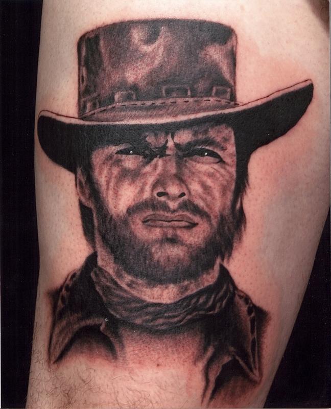 The Outlaw  Clint Eastwood tattoo