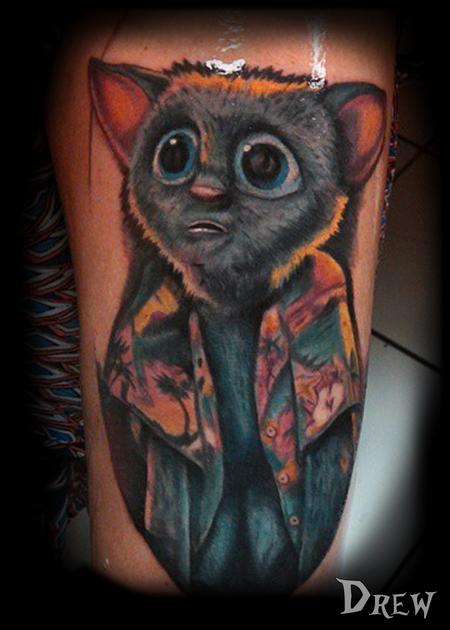 Forbidden Images Tattoo Art Studio : Tattoos : Color : Lemur