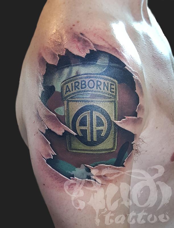 11 Best Airborne Tattoo Design Ideas