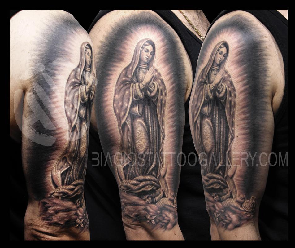 catholic tattoos sleeve