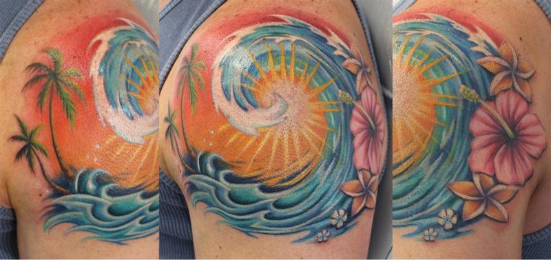 Ocean Wave by Samuel Molano TattooNOW