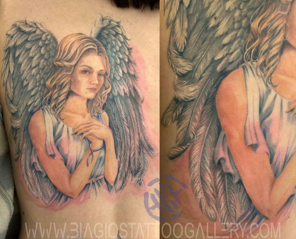 Discover 97 about female angel tattoo latest  indaotaonec