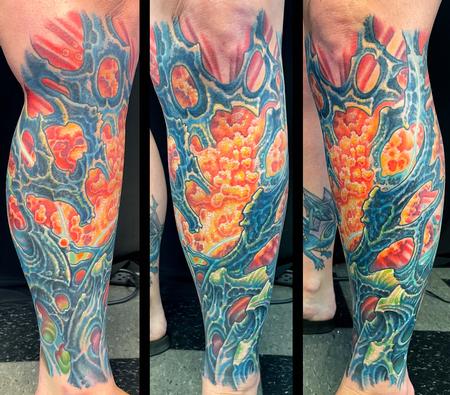 BIO ORGANIC LOWER LEG by Don McDonald: TattooNOW