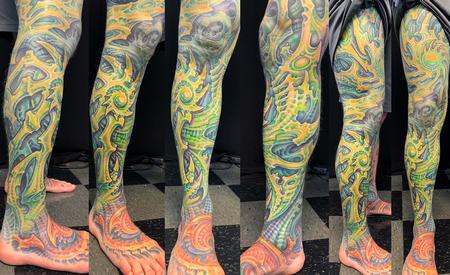BIO ORGANIC LEG SLEEVE by Don McDonald: TattooNOW