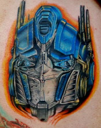 Michael Taguet on Instagram: “Optimus Prime 🤖 Using @fusion_ink ,  @fytcartridges , @killerinktattoo , @fkirons , @mba.easytatt… | Fusion ink,  Tattoos, Skull tattoo