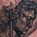 Tattoos - The Start of a Greek Mythology Leg Sleeve / Perseus Statue In Progress  - 98000
