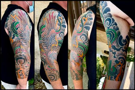 tattoos/ - Eagle vs snake sleeve - 145598
