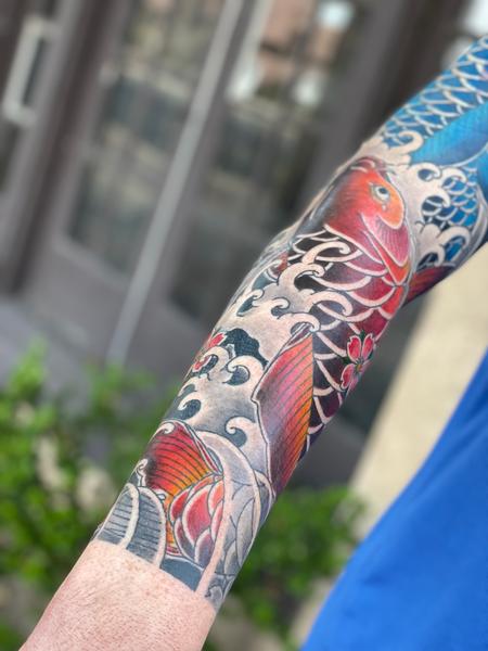 66 Stunning Fish Tattoos On Full Sleeve  Tattoo Designs  TattoosBagcom