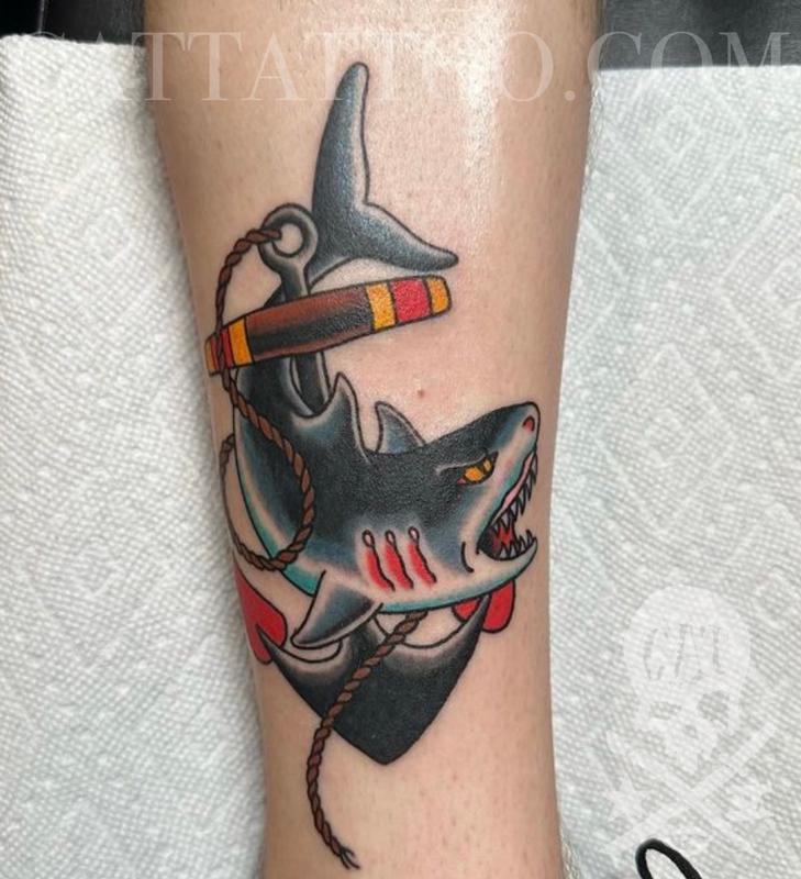 45 Best Shark Tattoos  Designs On Arm