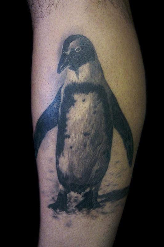 New School Emperor Penguin Tattoo Idea  BlackInk