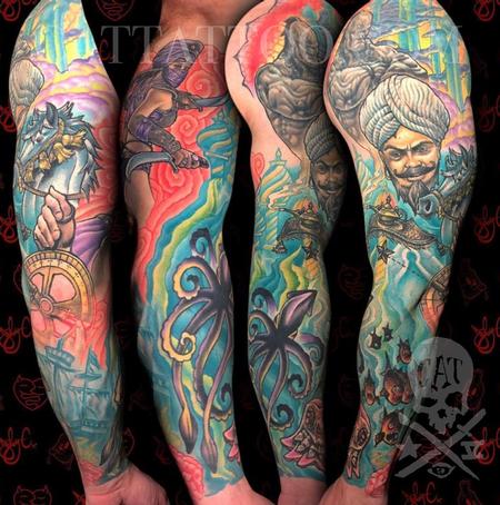 tattoos/ - Genie sleeve  - 143455