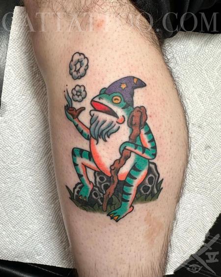 tattoos/ - Wizard Frog - 145365