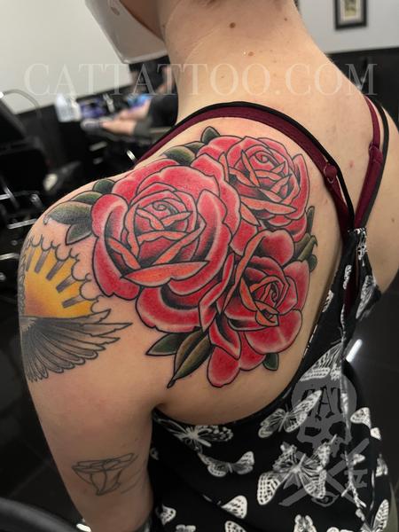 tattoos/ - Traditional Roses - 143675