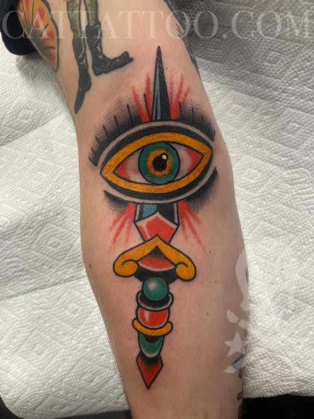 tattoos/ - Dagger and Eye - 145716
