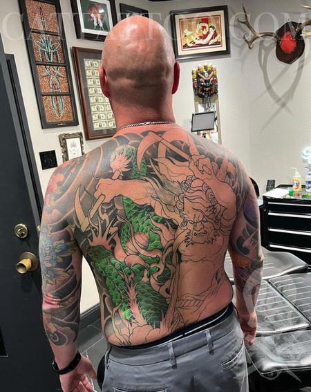 tattoos/ - In progress Japanese back piece - 145754
