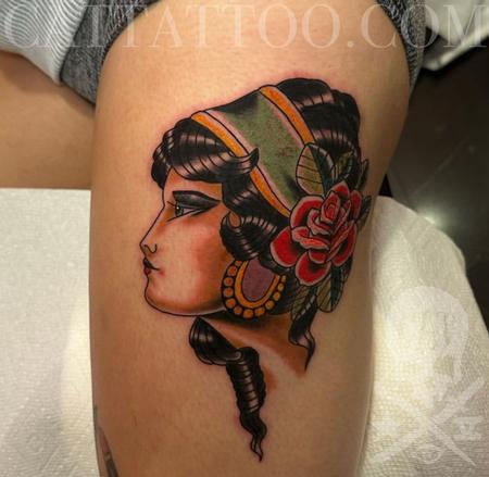 tattoos/ - Lady Face - 145859
