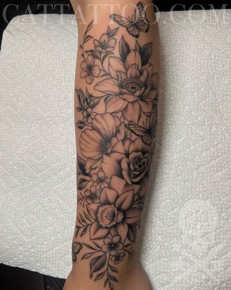tattoos/ - Floral - 146359