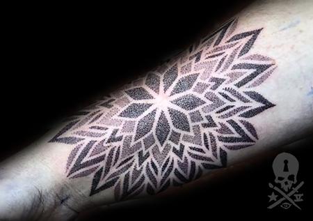 Tattoo uploaded by Tamara Lee • Floral shoulder #floral #mandala  #floralmandala #dotwork #londondotwork #blackwork #blackandgrey #london  #hastings • Tattoodo