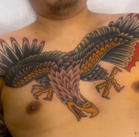 eagle chest tattoo1