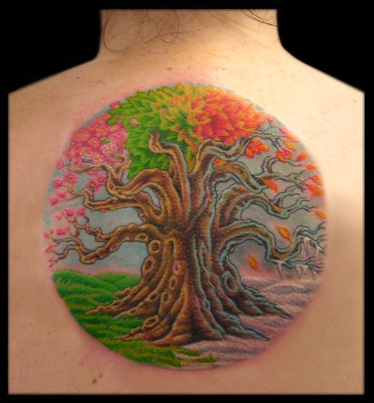 The four Seasons tattoo by Pablo Ortiz Tattoo | Post 22090