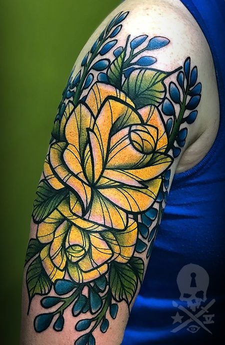 Bluebonnet Temporary Tattoo | Kiwi's Garden Center