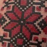 Prints-For-Sale - Geometric Pixelated Floral Tattoo - 142968