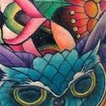 Prints-For-Sale - Floral Geometry and Crystal Owl - 143372