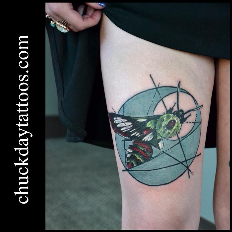 Moth Tattoo 7 by Fraser Peek  Tattoo Insider