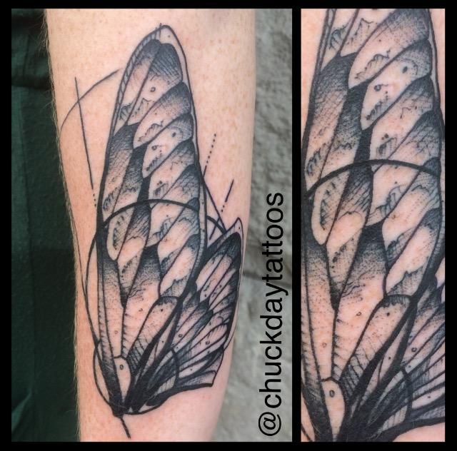 cicada wing tattoo
