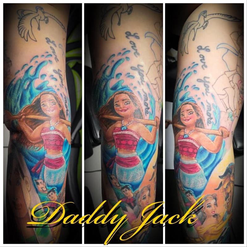 disney tattoo sleeve