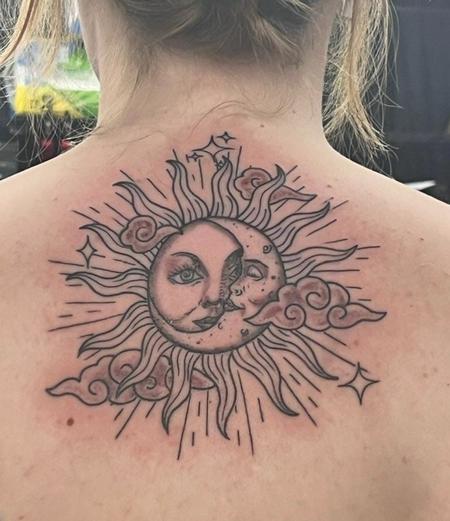 tattoos/ - Sun and moon tattoo by Daddy Jack - 145312
