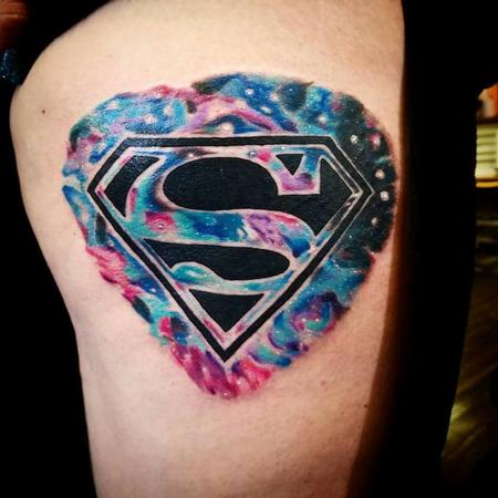 Superman logo Tattoo done by Danish... - Danish Tattooz House | Facebook