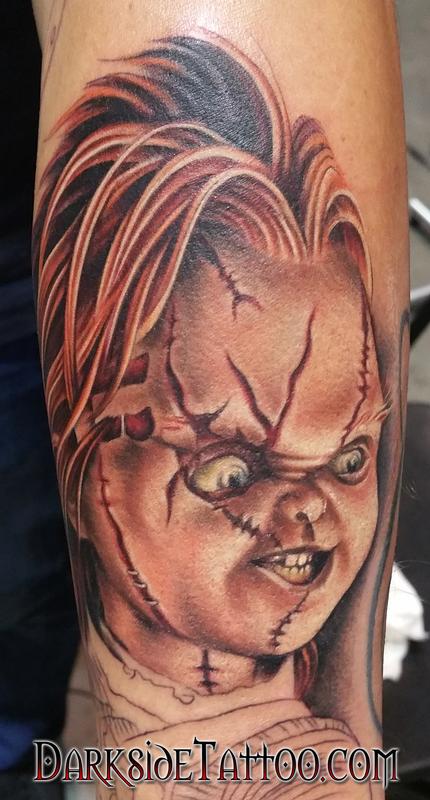 Chucky the Killer Doll Tattoo Ideas and Examples  TatRing