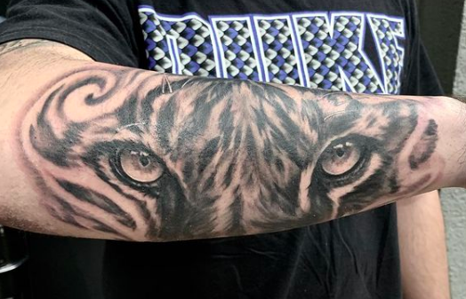tiger eye tattoo