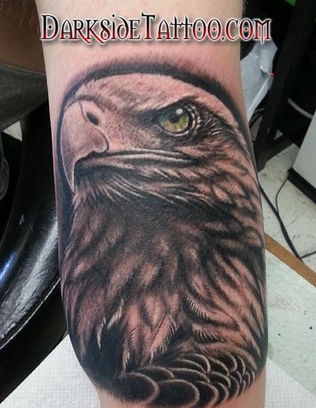Traditional Eagle done by Mike Lussier from Art freak - Providence, RI : r/ tattoos