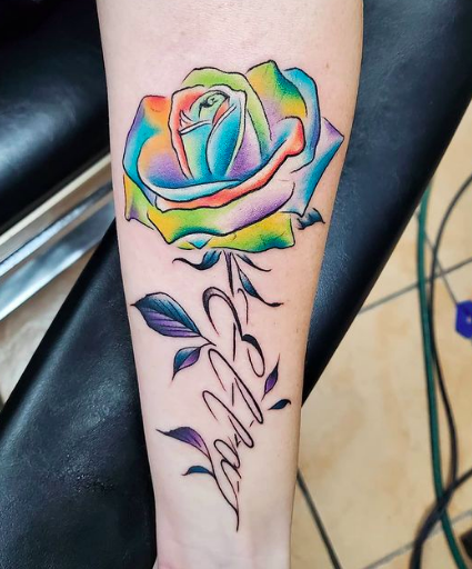 63 Watercolor Tattoos with Meaning - Our Mindful Life