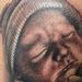 Tattoos - Black and Gray Baby Portrait Tattoo - 91863